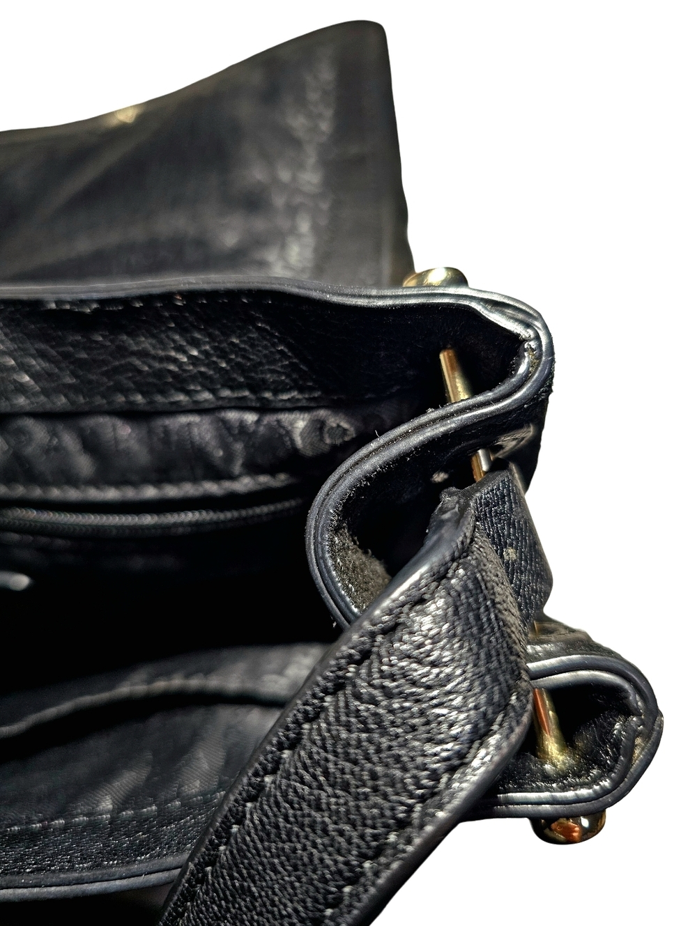 Kate Spade Pratt Street Small Rianne Blk GOAT LEATHER & Suede Tassel Bag - Picture 7 of 16